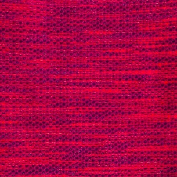 Lululemon Wunder Under Crop II red pink berry space dye leggings 4 - Picture 6 of 16